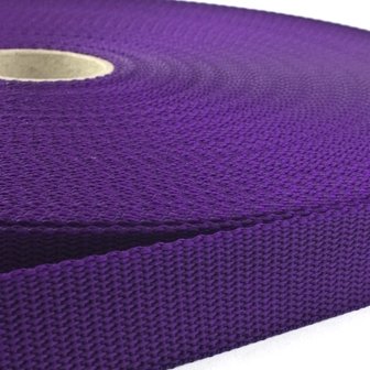 50m - Polypropylene (PP) webbing - 25mm - purple