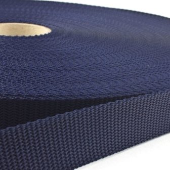 50m - Polypropylene (PP) webbing - 40mm - navy blue