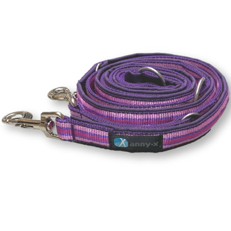 AnnyX Y-harness OPEN - Purple/Stripe - Limited Edition