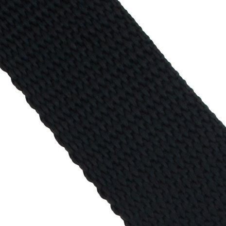 50m - Polypropylene (PP) webbing - 25mm - black