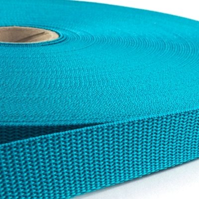 50m - Polypropylene (PP) webbing - 25mm - turquoise