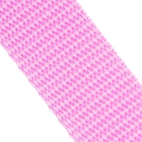 50m - Polypropylene (PP) webbing - 25mm - pink