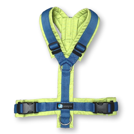 AnnyX Y-harness FUN Bluegrey/green - Limited Edition